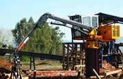 New Rotobec Stationary Loader working